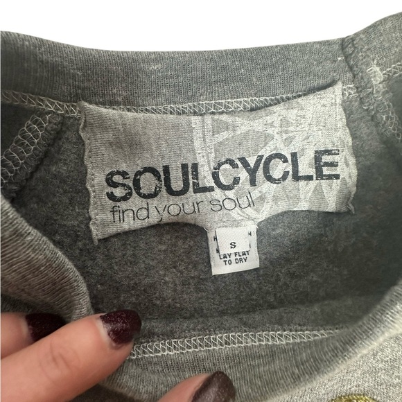 Soul Cycle x Sundry Peace Love Soul Sequin Sweatshirt s - Picture 5 of 9